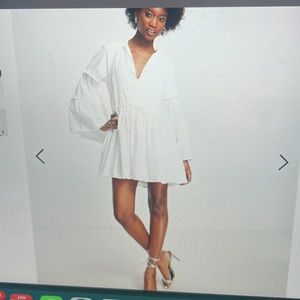 ASOS White Dress In The Style x Lorna Lux